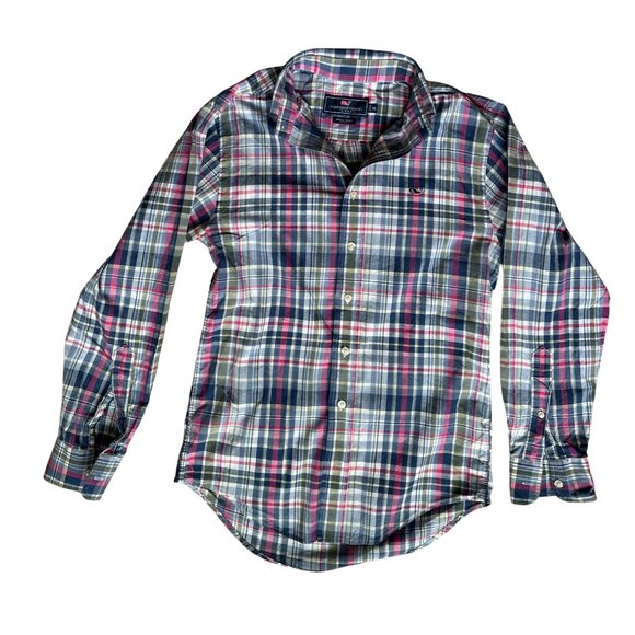 2 Vineyard Vines Shirts Mens Size XS Long Sleeve Button Down Plaid & Bonefish - Picture 13 of 16